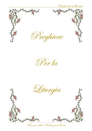 Preghiere Dei Fedeli