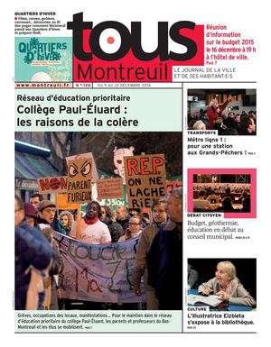 Tous Montreuil n°126 - du 9 au 22 décembre 2014