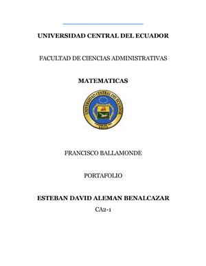Esteban David  Alemán Benalcazar