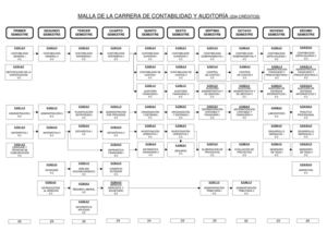 Malla Curricular Carrera de Contabilidad y Auditoria