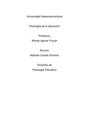 Trabajo De Psicologia