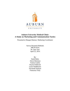 Survey-AU Medical Clinic