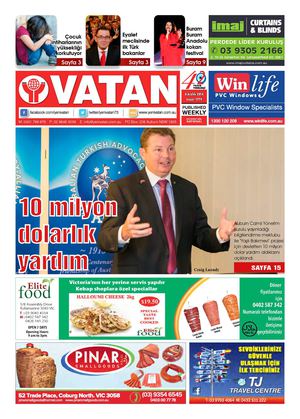 Yeni Vatan Turkish Newspaper Issue No: 1779