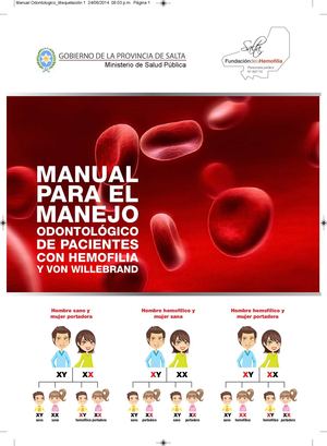 Manual Para El Manejo Odontológico De Pacientes Con Hemofilia Y Von Willebrand