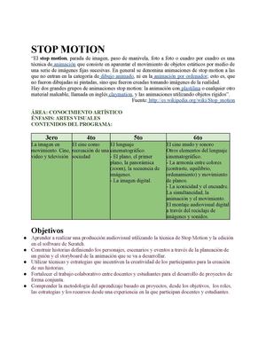 Stop Motion en equipo