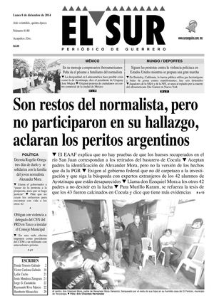 El Sur Lunes 08122014