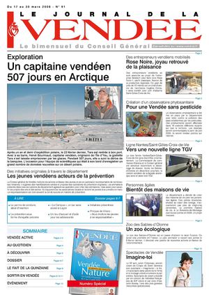 Journal de la Vendée n°91 - du 17 au 30 mars 2008
