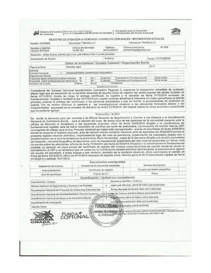 Minuta de reunion FUNDACOMUNAL-Caracas