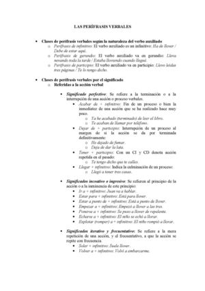 Lengua- Perífrasis Verbales