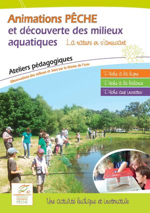 Plaquette Animation Peche Et Decouverte Des Milieux Aquatiques Fd40