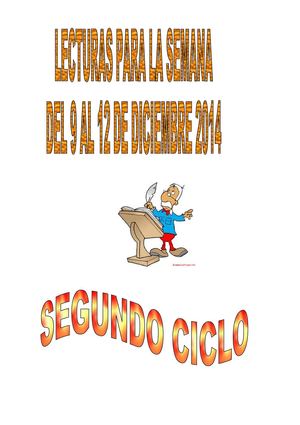 Semana 9 Al 12 De Diciembre Segundo Ciclo