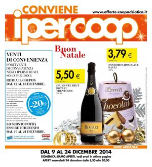 Volantino Iper Coop Emilia Dal 9 Al 24 Dicembre