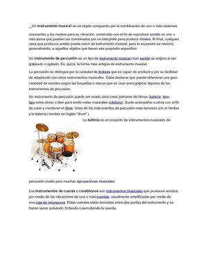 Trabajo Instrumentos Musicales