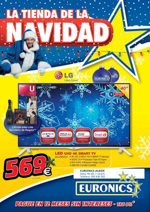 Folleto Euronics Albox Navidad 2014
