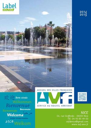 GUIDE PRATIQUE AVF BIENVENUE À NICE 2015