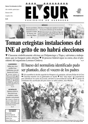 El Sur Martes 09122014