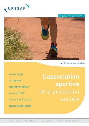 Guide URSAFF associations sportives et protection sociale