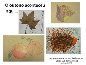 O Outono aconteceu aqui... na nossa escola