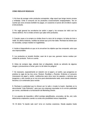 60 Maneras de reducir