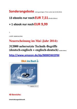 ebooks Technik-Uebersetzungen (Mechatronik) meistern Search Books German Englisch Dictionary