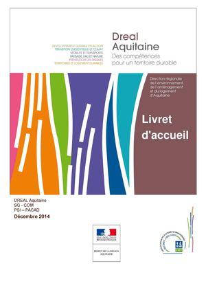 Livret d'accueil DREAL Aquitaine (décembre 2014)