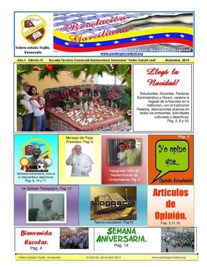 Iv Edición Periódico Escolar Digital Revelación Garciliana