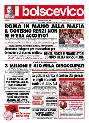Il Bolscevico - 18 décembre 2014
