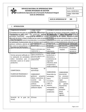 F004 P006 Gfpi Guia De Aprendizaje 003 Fase Planeacion Actividades Al Aire Libre Y De Aventura