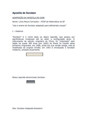 Apostila De Soroban B