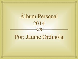 Mi Álbum Personal - 2014