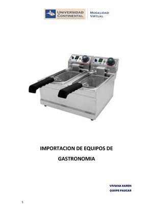 Importacion De Una Freidora
