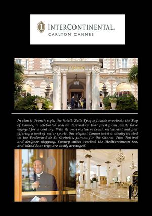 Intercontinental Carlton Cannes Pdf