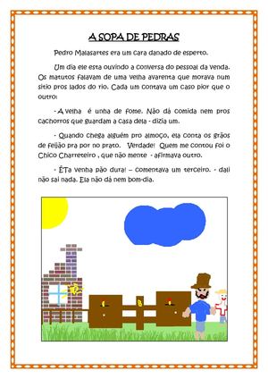 A Sopa De Pedras  - 3º ANO B