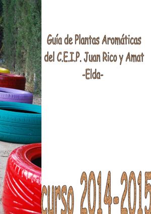 Guía de plantas aromáticas CEIP Juan Rico y Amat