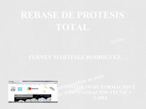 Rebasado En Protesis Total Calameo