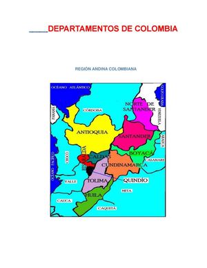 Departamentos De Colombia