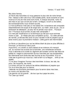 A la manière de Paroles de Poilus