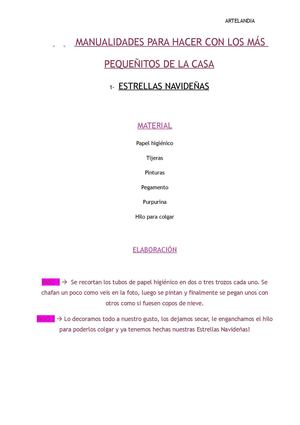 Manualidades Para Hacer Con Los Más Pequeñitos De La Casa