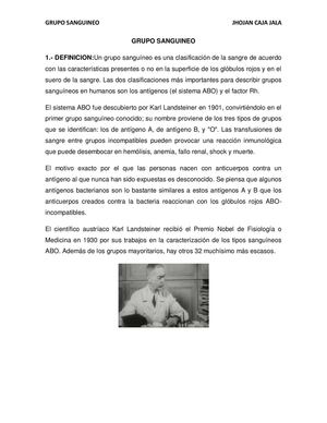 Presentacion Grupo Sanguineo