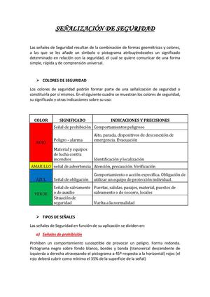 Señalización De Seguridad