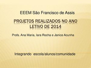 Projetos Realizados No Ano Letivo De 2014 (3)