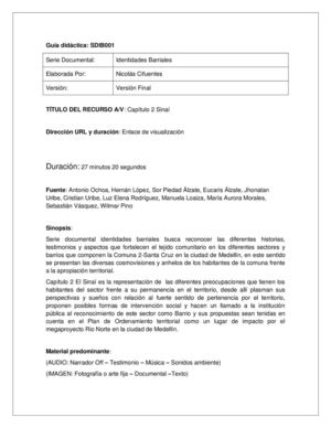 Guia Didactica Documental Sinaí