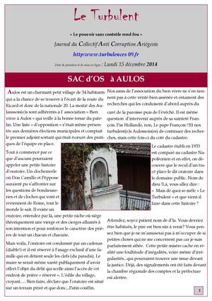 Sac D'os à Aulos