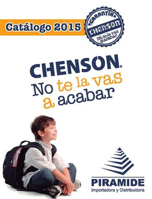 Catálogo Chenson 2015