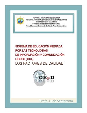 Sistema Educativo mediadas por las TICL