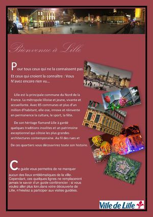 Brochure Ville de Lille