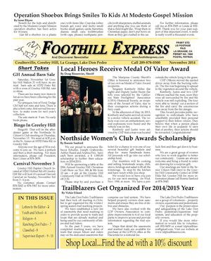 Foothill Express - November 2014