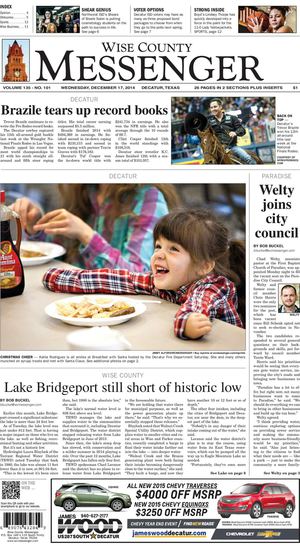 Wednesday, December 17, 2014