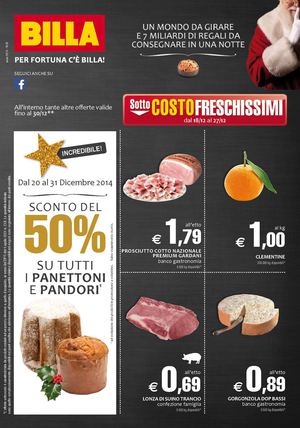 Volantino Billa Dal 18 Al 30 Dicembre