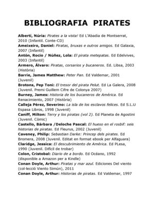 Bibliografia Pirates
